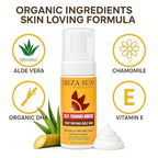 Self-Tanning Mousse – Organic DHA + Aloe Vera – Quick Dry, Paraben-Free, Vegan & Cruelty-Free – Natural-Looking Tan for Face & Body