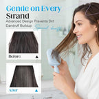 2026 New Retractable Cushion Massage Comb, Upgraded Air Cushion Scalp Comb for Women and Men, Anti-Static Hair Brush for Massage Heads and Suitable for All Hair Types (Blue)