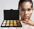 20pc White Eye And 15pc Contour Pallet Eye Makeup Brush Set