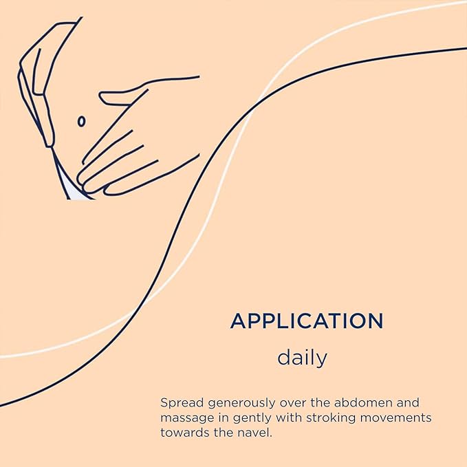 Massage Body Oil for Pregnant Woman – Maternity Skincare Oil, Skin Elasticity Increase by 35% – Prevents Stretch Marks, Safe to use for mom and Baby – Vegan, 200 ml / 6.76 Fl Oz