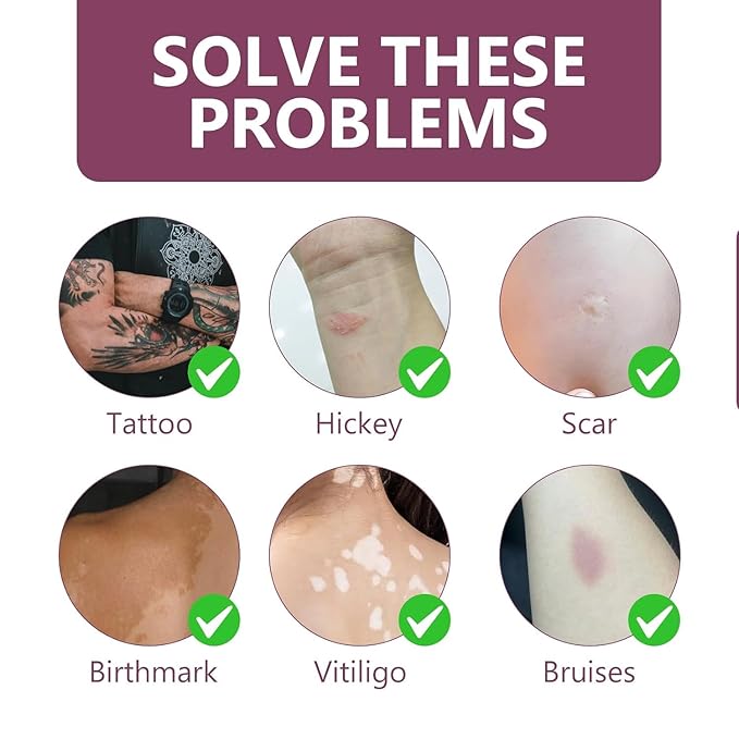 Tattoo Cover Up Makeup Waterproof, 2 Colors Tattoo Concealer, Invisible Tattoo Cover Up, Suitable for Tattoos Scars and Spots, for All Skin Types,2.8Oz