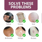 Tattoo Cover Up Makeup Waterproof, 2 Colors Tattoo Concealer, Invisible Tattoo Cover Up, Suitable for Tattoos Scars and Spots, for All Skin Types,2.8Oz