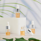 200 Pcs Mini Glass Oil Dropper Bottle Bulk, Clear Essential Small Empty Bottles Sample Containers Perfume Liquid Vials with Cap for Traveling (3 ml,Silver)