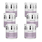 Agelyss Eye-Bag Cream - Deep Hydration - Puffiness, Dark Circles, and Wrinkles - Paraben-Free, Cruelty-Free, Vegan - Pack of 6
