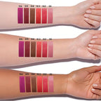 evpct 6Pcs Mauve Maroon Ruby Bright Red Brown Plum Purple Matte Lipstick Set, Matte Ceamy Soft Lipsticks Set for Women Long Lasting Waterproof, Vegan Cruetly Free Lipstick Pack 24 hrs original labiale