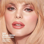 Champagne Rose Gold Monochrome Shimmer Eyeshadow Palette Makeup,Long Lasting Naturing-Looking Lightweight Glitter Single Eyeshadow,Neutral Powde Eye Shadow for Older Women