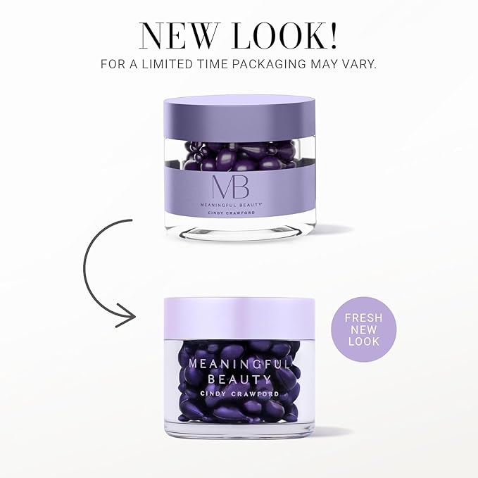 Meaningful Beauty Wrinkle Smoothing Capsules Advanced Formula With Hyaluronic Acid, 20 Count