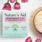 Natures Aid Volumizing Natural Rice Water Shampoo (Rose Geranium)