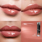 LUNARA FROST 3D LIP GLOSS - Plumping High-Shine Gloss with Hyaluronic Acid | Non-Sticky Glassy Finish | Cooling Sensation | 24H Hydration | Instant Volume Effect (07 VEYRA)