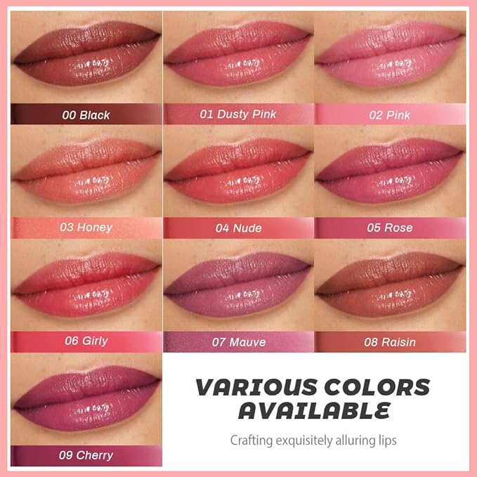 Kaely Nude Honey Lipstick Tinted Lip Balm, Hydrating Shine Lipstick for Women Dry Lips, Moisturizing Nourishing Glossy Lip Gloss Stain Makeup, Sheer Lightweight, Vegan & Cruelty-Free, 04