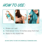 Punky Brand Punky Pastel Temporary Hair Color Spray, Perfectly Peacock, 7 Ounce, 2-Pack