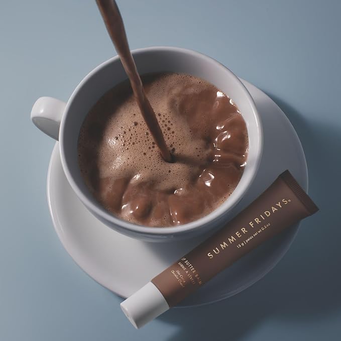 Summer Fridays Tinted Lip Butter Balm - Conditioning Vegan Lip Balm for Instant Moisture, Shine & Hydration - Sheer-Tinted, Soothing Skincare - Hot Cocoa (.5 Oz)