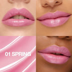 1Pcs Tinted Lip Balm Moisturizing Lipstick – Soft Pale Pink Sheer Hydrating Lip Color for Dry Lips – Nourishing Lip Balm for All Women with a Subtle Natural Scent (S01 Spring)