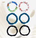 6 Pack 100% Muberry Silk Scrunchies for Women Luxury Hair Ties,No Damage Gentle Hair Bands,Ponytail Holders Silk Hair Ties for Thick and Thin or Curly Hair