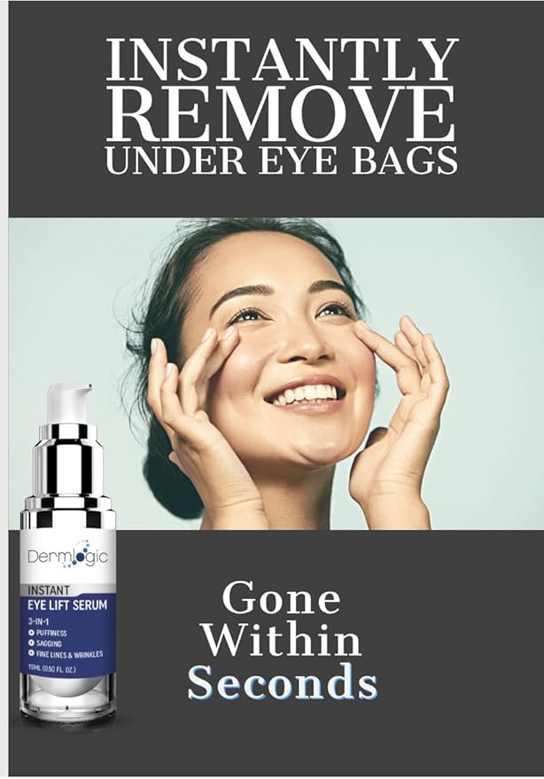 Under Eye Puffiness & Dark Circles Rapid Treatment- Instantly Reduces the Appearance of Puffy Eye Bags, Crow’s Feet, & Sagging Skin.