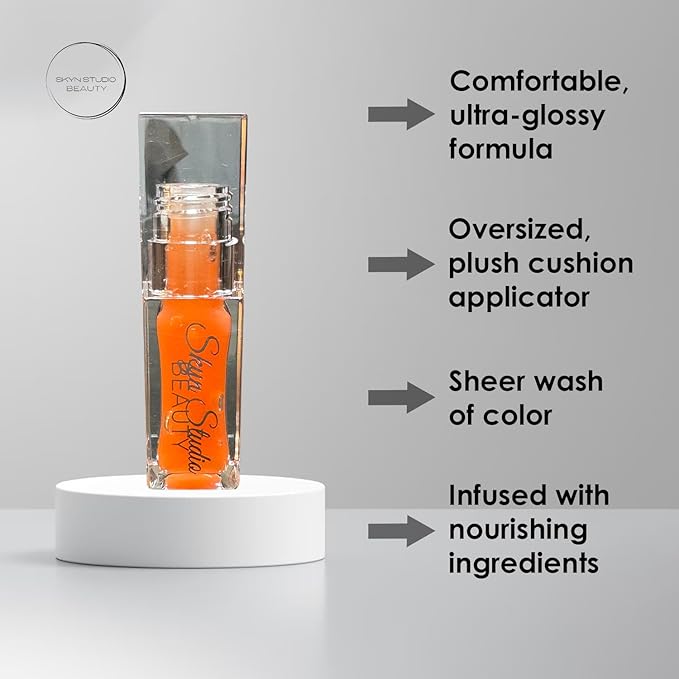 BEAUTY SPF 30 Juicy Lux Hydrating Lip Oil, Deeply Nourishing with Hyaluronic Acid, Coconut Oil, Argan Oil, Shea Butter and Vitamin E, Non-Sticky, SPF Protection Lip Care (Fruity Bliss)