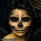 Mehron Makeup Fantasy FX Cream Makeup | Water Based | Halloween | Gold Face & Body Paint For Adults 1 fl oz (30ml) (Gold)