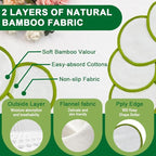 20 Pack Reusable Makeup Remover Pads with Laundry Bag, Environmentally Friendly and Suitable for All Skin Types, Washable Bamboo Cotton Rounds White