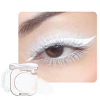 Matte White Single Eyeshadow Makeup, Neutral Cream Powde Eye Shadow for Women, White Matte Singles Eyeshadow Palette Pigmented Waterproof, sombras para ojos, Girls Christmas Eyeshadows Gifts 26