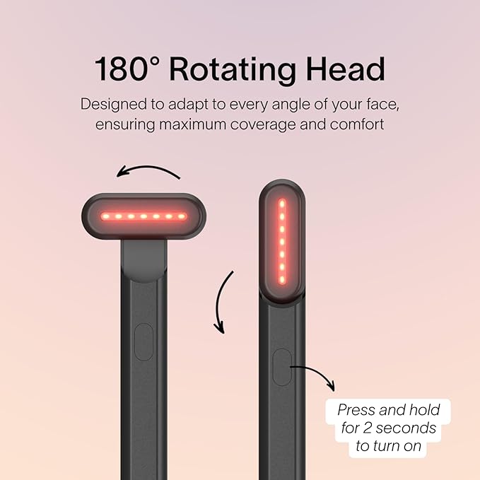 Solawave 4-in-1 Radiant Renewal Red Light Therapy Wand & Renew Complex Activation Serum | Beauty Device for Face & Neck | Serum Boosts Anti-Aging Effects, Reduces Wrinkles, Dark Circles & Puffiness