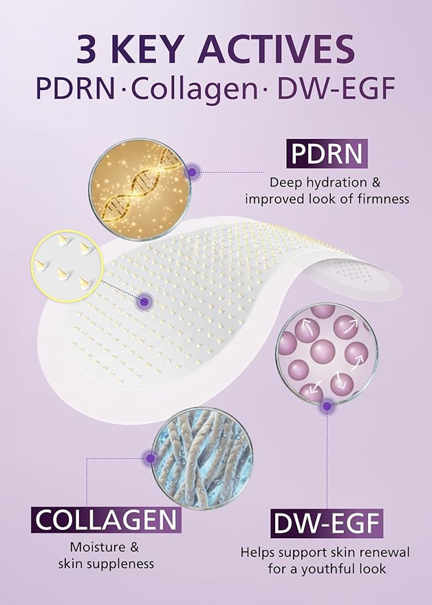 Easyderm PDRN Pimple Patch - Under Eye & Smile Line treatment, 8 Patches, K-Beauty Korean Skincare with Collagen & EGF, Eye patches, PDRN Eye Mask, Stocking Stuffer, Holiday Gift