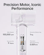 Laifen SE Lite Hair Dryer, Negative Ionic Blow Dryer with 100,000 RPM Brushless Motor for Fast Drying, High-Speed Low Noise Thermo-Control Hair Dryer with Lightweight Design and 2 Nozzles