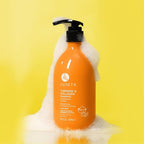 Luseta Hair Growth Shampoo with Turmeric & Collagen, Thickening Volumizing Shampoo for Women and Men with Thinning or Oily Hair, Color Safe, Sulfate and Paraben Free, 16.9 Oz