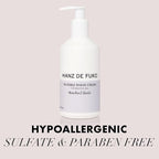 Hanz de Fuko Invisible Shave Cream for Men & Women – Premium Shaving Cream, Great for Sensitive Skin – Hypoallergenic Formula with Aloe Vera, Shea Butter, Acai – Sulfate and Paraben Free – 8 oz.