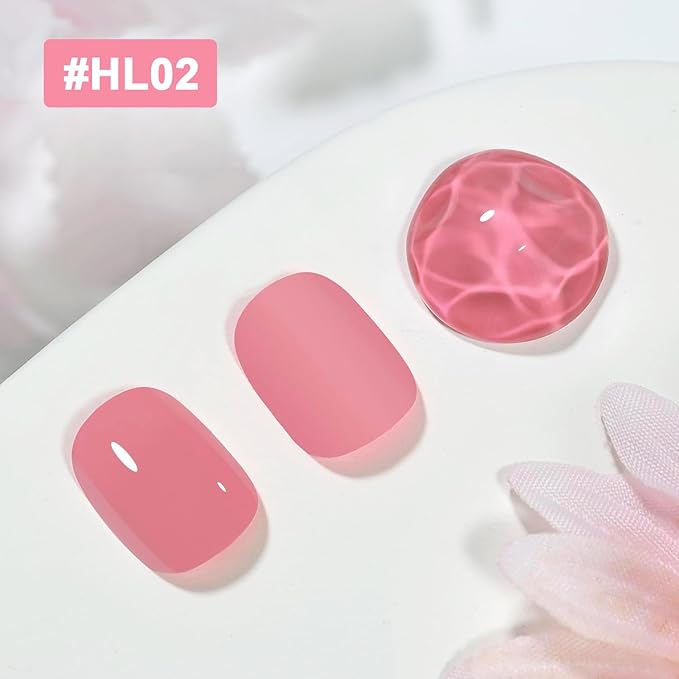 16.5ml Pink Nail Polish Large Volume Quick Drying Nail Polish, Fast Drying and Long Lasting Color Nail Art DIY Home Manicure Gift for Women