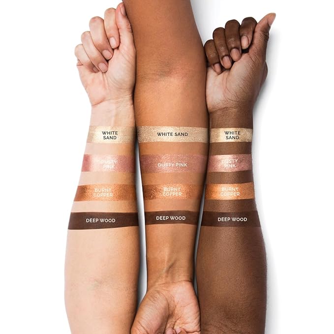 OFIR Quadratic Eyeshadow Palette | Intensely Pigmented and Non-Creasing | Matte & Shimmer Shades | Eye Shadow Palette Makeup with Mirror, Compact for Travel, 4.4g | High Desert - Warm Earthy Browns