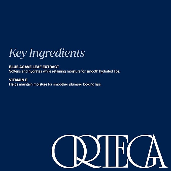 Ortega Beauty Soft Contour Lip Liner By Etienne Flex Precision Tip, Infused with Blue Agave For Defined and Plump Lips