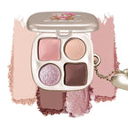 Professional Eyeshadow Palette, Nude Taupe and Brown Neutral Shades, Velvety Matte and Satin Shimmer Finishes, High Pigment Blendable Colors, Waterproof Long-Lasting Eye Palette, 03, 4 Colors