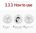 Biotin and Zinc Pyrithione Shampoo - Combats Itching, Dandruff, Seborrhoeic Dermatitis & Sebum Buildup | Scalp Care Solution | 300ml 10 oz