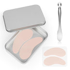 2 Pcs Under Eye Patches Silicone, Under Eye Patches Eye Patches Plump Fine Lines & Wrinkles, Tin Case