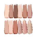 Eyeshadow Palette, Soft Matte & Romantic Shimmer, Low Saturation for Natural Look, Smooth Texture, High Pigment, No Fallout, Soft, Silky, Half-Wet Powder, Radiant, Clear, and Seamless Finish-4#