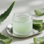 2oz Jars with Lids, Hoa Kinh 24 Pack Frosted Glass Jars with Woodgrain Lids Empty Cosmetic Containers Round Airtight Glass Jar with Inner Liners and Lid for Storing Lotions, Powders, and Ointments