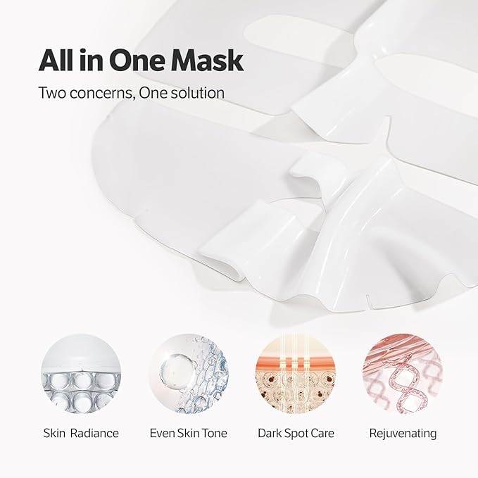 SUNGBOON EDITOR Deep Collagen Niacin-Vita C Overnight Mask | Brightening & Wrinkle Care Mask | 2,160,000PPB Collagen + Niacinamide + Vita C | Stocking Stuffers for Women | Korean Skincare, 4ea