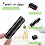 100 Pcs 5.5ml Bulk Empty Lip Balm Tubes Refillable Plastic Lip Gloss Container Travel Lipstick Tubes Chapstick Tubes Holder For DIY Homemade Lip Balm (black)