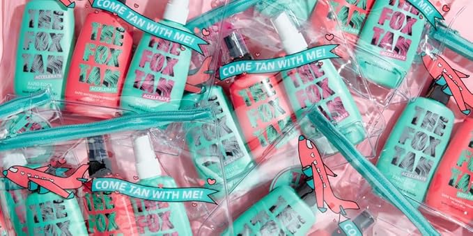 The Fox Tan Jet Setter Pack, Travel-Friendly Set For Darker, Faster, Flawless Tans, Vegan & Cruelty Free, 100mL + 90mL + 90mL (3 Pieces)