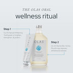 Olas Alcohol Free Mouthwash & Oral Rinse - Marine Bio-Active Mouth Rinse With Essential Oils & Antioxidants for a Healthy Oral Microbiome - Fluoride Free Natural Mouthwash (500 ml)