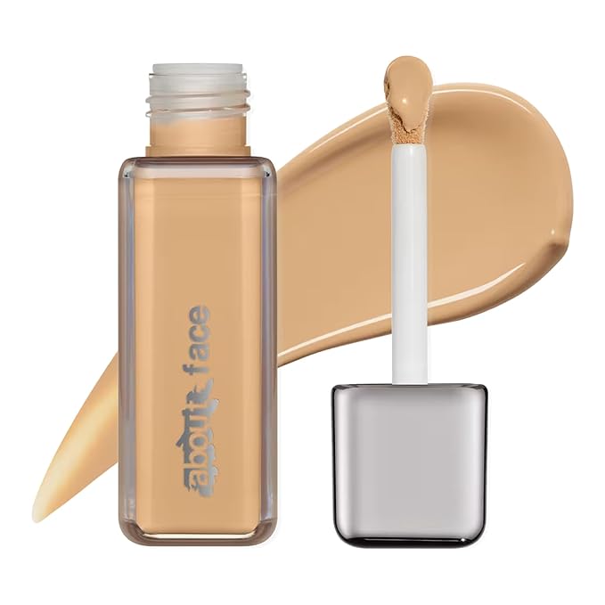 about-face THE PERFORMER Skin-Focused Foundation LM2Neutral – Medium Coverage, Long-Wear, Breathable & Buildable Base – Clean, Vegan, Hydrating Formula with Blue Agave & Chlorella – 1.08oz