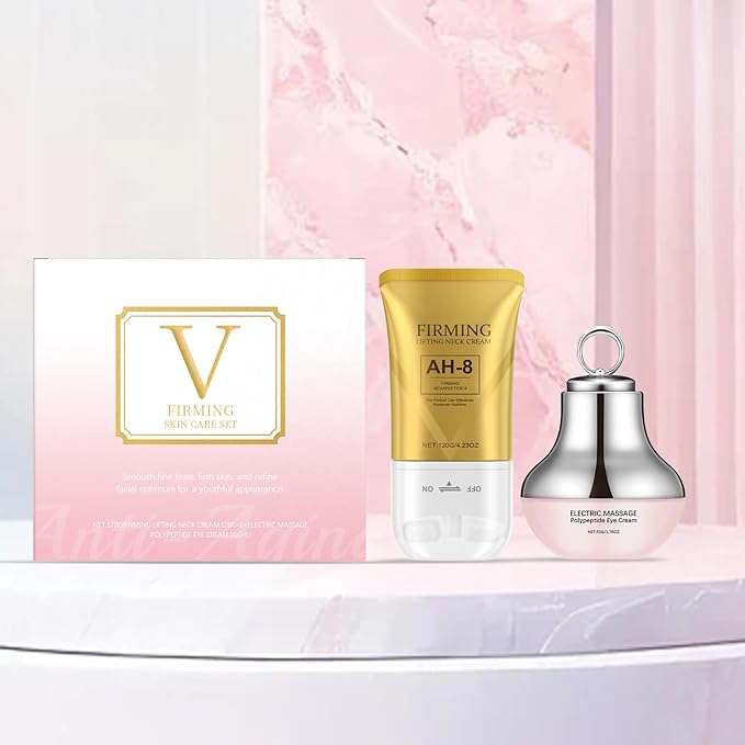 Neck & Eye Cream Firming Skin Care, Anti-Aging Eye Moisturizer, Smooth of Fine Lines, Skin Moisturizer, Visibly Reduces Neck Wrinkles and Eye Sagging Deep Moisturizing Skincare