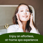 Yu-Be Facial Mask: Revitalizing Aloe Vera | Plant-Based Konjac Sheet Mask Soothes, Plumps, & Hydrates Face | Supports a Smoother-Looking Complexion | Supports Firmer, Hydrated Skin - 6 sheets