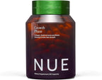 The Nue Co. Growth Phase Hair Supplement - Vegan Hair Capsules with Vitamins, Adaptogen, Reishi Mushroom & Protein for Thicker Fuller Looking Hair - Supports Strength & Reduces Breakage | 90 Capsules
