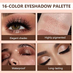 16 Girds Colorful Matte Shimmer Eyeshadow Palette