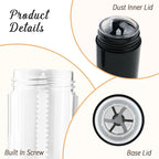 12 Pieces 15g Black Plastic Deodorant Containers,Empty 1/2 oz Travel Lip Balm Tubes,Refillable Twist-UP Solid Perfume Tubes,Lipstick Tubes for DIY