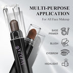 Brown Eyeshadow Stick Makeup Set 3PCS, Neutral Shimmer And Matte Cream Eye Shadow Palette, Metallic Bronze Smoky Eyeliner Brightener Crayon Pencil Kit, Ideal Gift for Women -Golden Glow