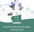 Earth Mama Belly Oil for Dry Skin | Calendula Skin Care Moisturizer Oil to Encourage Natural Elasticity and Help Prevent Stretch Marks During Pregnancy and Postpartum, 4-Fluid Ounce (3-Pack)