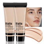 2 Pack Liquid Foundation Cream for Face Makeup,Durable