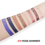 evpct Rose Shimmer Cream Eye Shadow Brightener Sticks Set for Eyes, Rose Shimmery Matte Pencil Eye shadow Applicator Stick Pen Palette Makeup Waterproof sombras en crema para ojos 27#